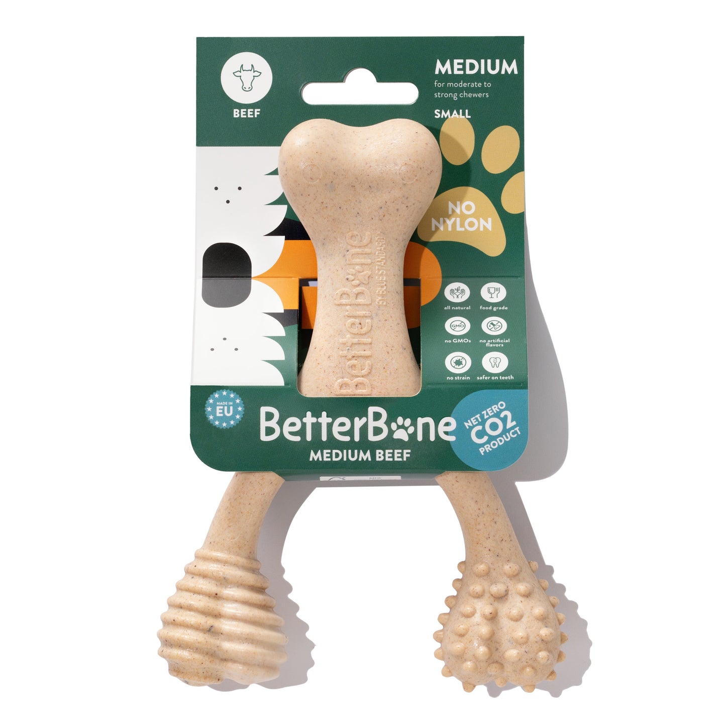 BetterBone MEDIUM Durability CHEW TOY: Perfect Chew for Everyday Chewers | Natural, Eco-Friendly, Non-Toxic