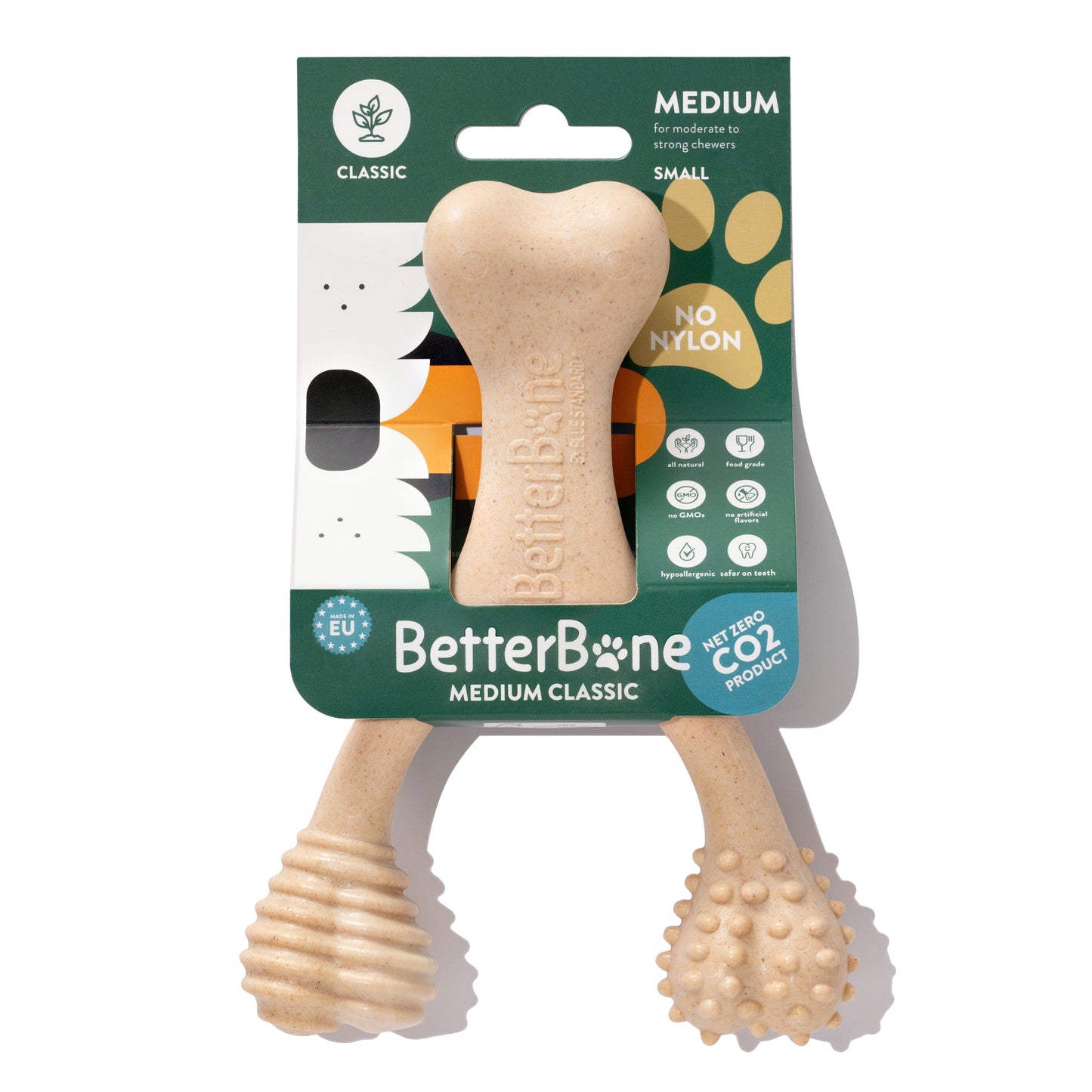 BetterBone MEDIUM Durability CHEW TOY: Perfect Chew for Everyday Chewers | Natural, Eco-Friendly, Non-Toxic