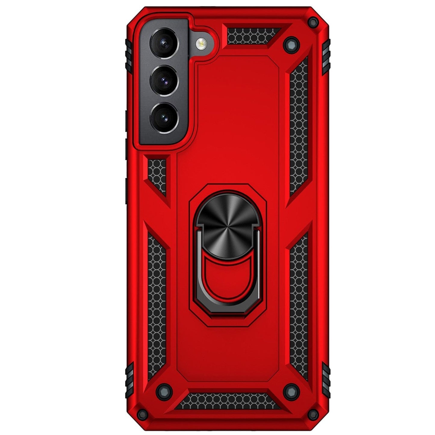 Red Military Kickstand Series Case with Belt Clip - Samsung Galaxy S22