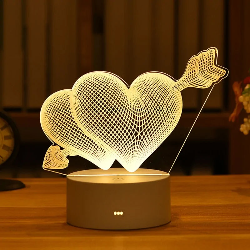 3D Acrylic Love Lamp