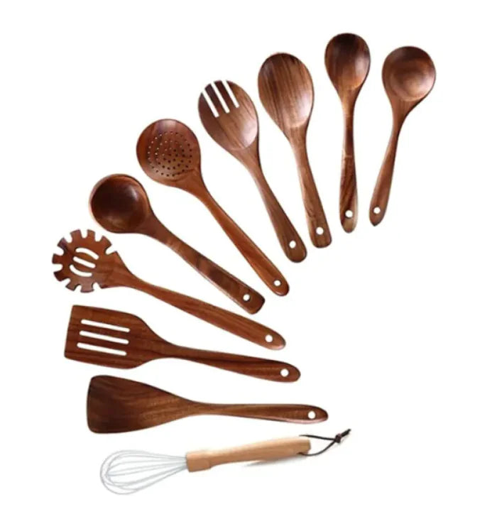 Wooden Kitchen Utensil Set