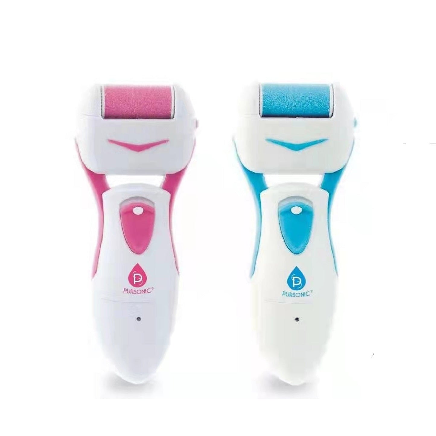 Pursonic Battery Operated Callus Remover With 360° Rotating Roller - Wet & Dry Foot Smoother