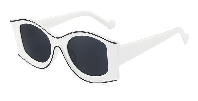 Oversized Retro Sunglasses with UV400 Photochromic Lenses for Stylish Eye Protection