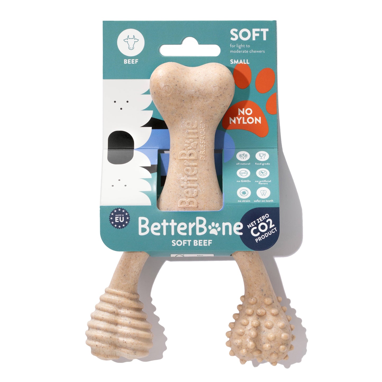 BetterBone SOFT Durability CHEW TOY: Perfect Natural Chew for Teething Puppies, Senior Dogs & Gentle Chewers | Natural, Eco-Friendly, Non-Toxic