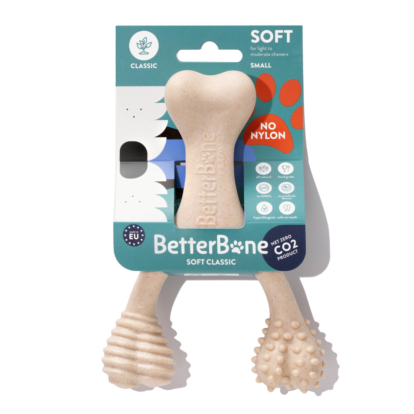 BetterBone SOFT Durability CHEW TOY: Perfect Natural Chew for Teething Puppies, Senior Dogs & Gentle Chewers | Natural, Eco-Friendly, Non-Toxic