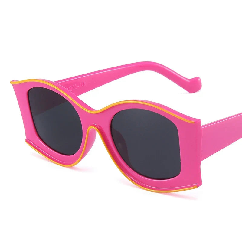 Oversized Retro Sunglasses with UV400 Photochromic Lenses for Stylish Eye Protection