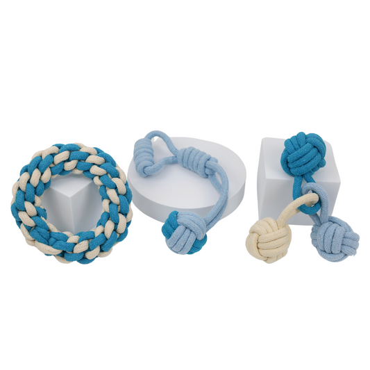 Sky and Cloud Rope Tug Toy Set