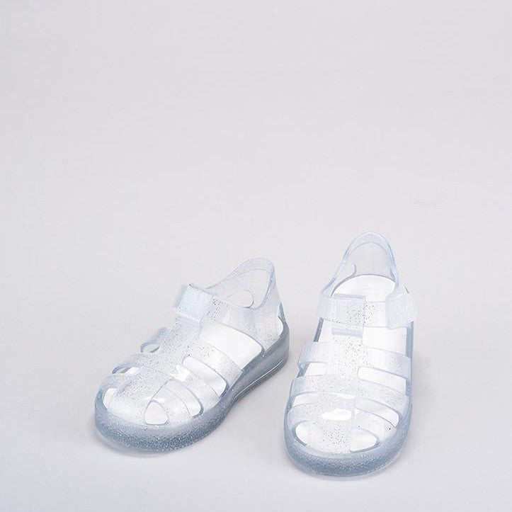 Girl's Star Glitter Jelly Sandal