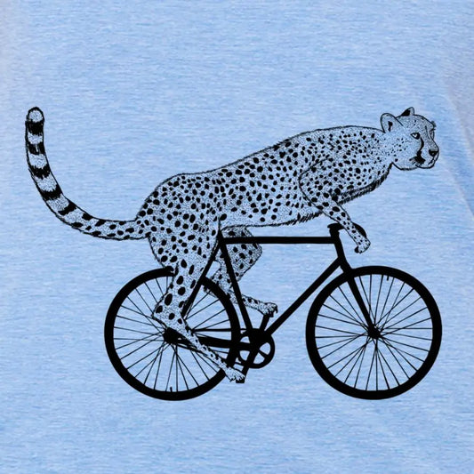 Women's Print Shirt - Cycling cheetah