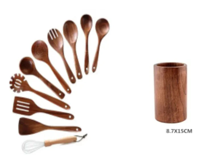 Wooden Kitchen Utensil Set