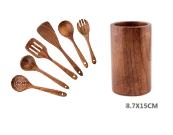 Wooden Kitchen Utensil Set