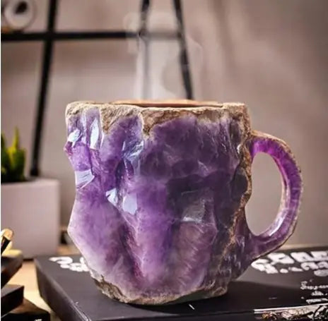 400ml Resin Mineral Crystal Coffee Mug