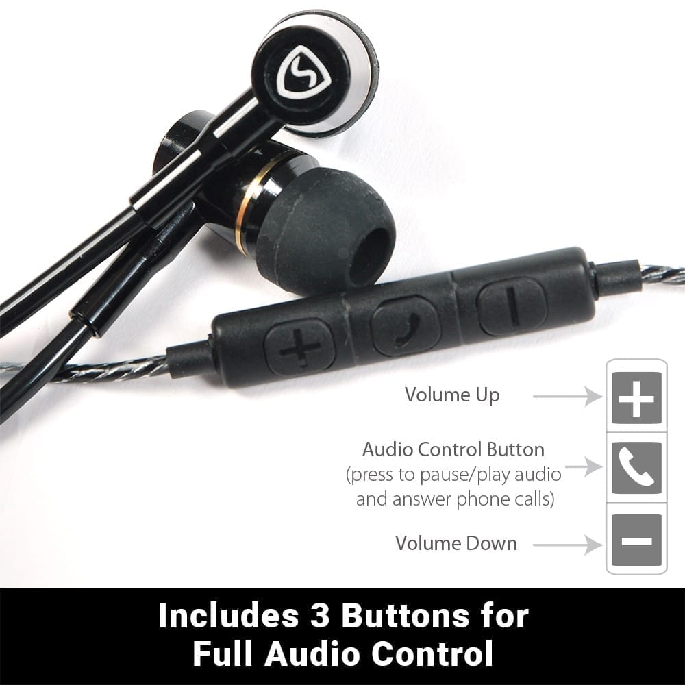 SYB Air Tubes - 99% Anti-Radiation Headphones With Superior Sound & Built-In Mic