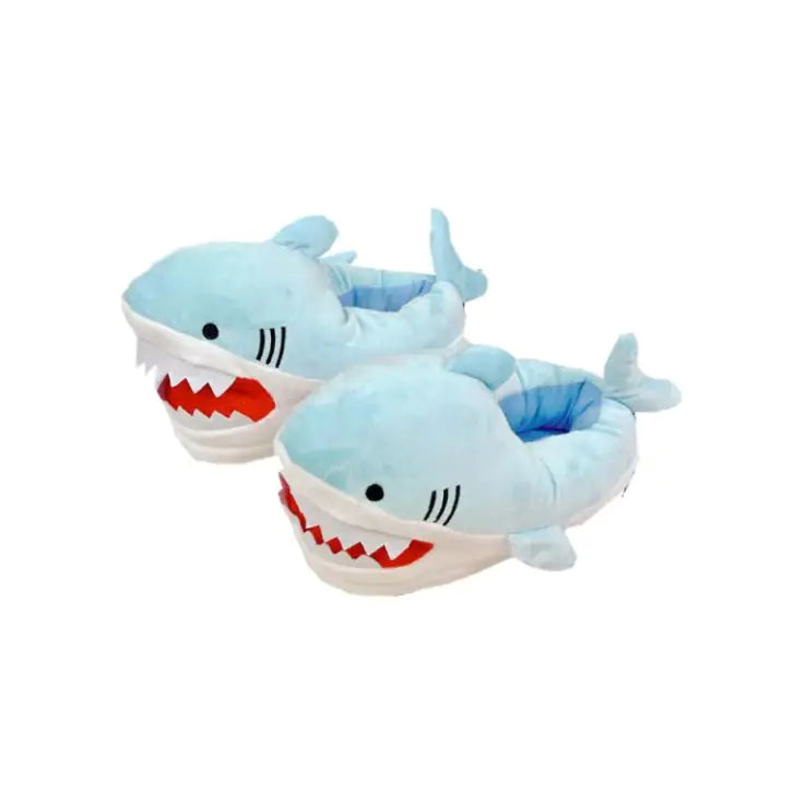 Cute Cartoon Shark Indoor Warm Home Cotton Slippers