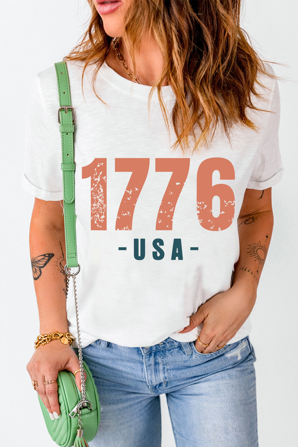 1776 USA Vintage Graphic Tee