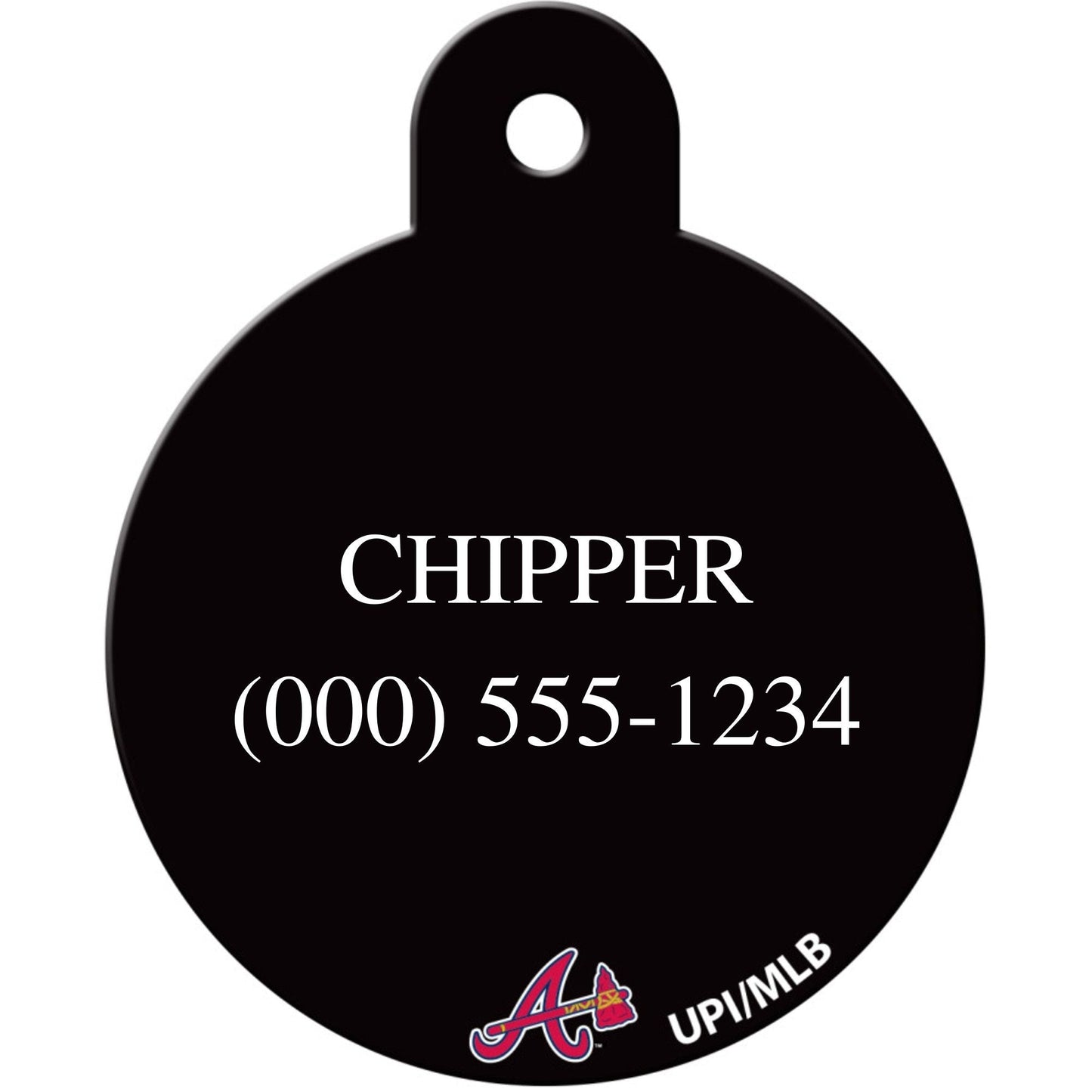 Atlanta Braves MLB Pet ID Tag - Large Circle