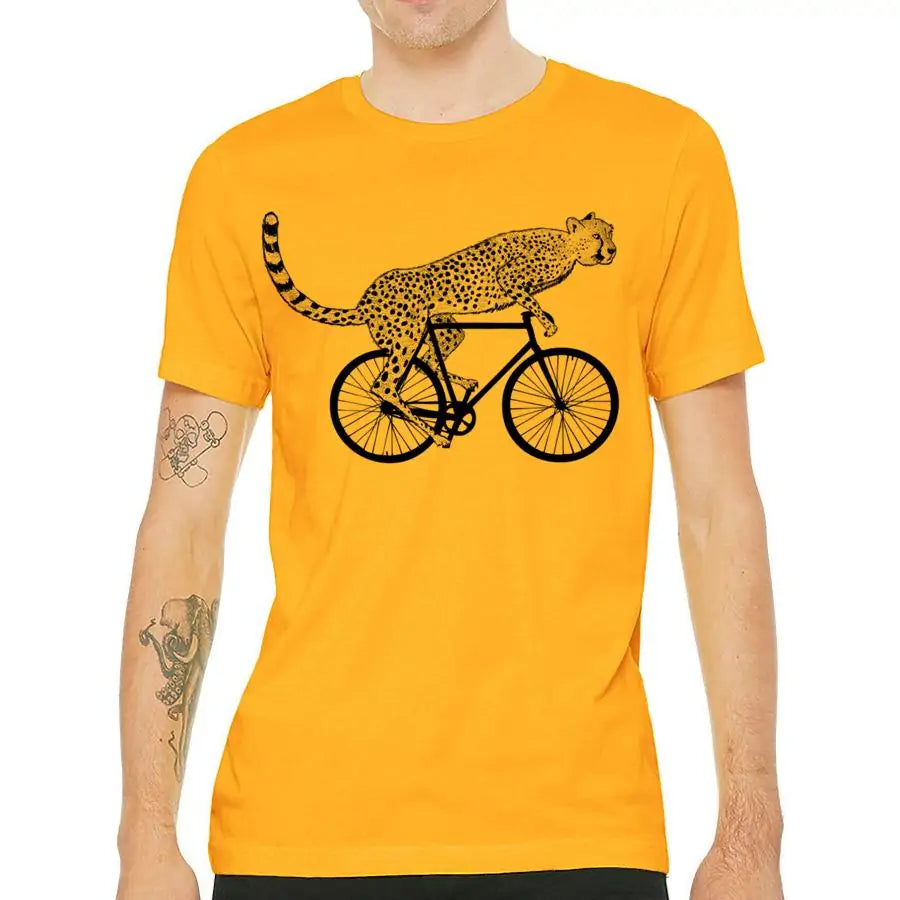 Men's Print Shirt - Cheetah Race