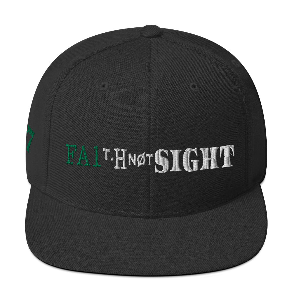 Faith Not Sight Snapback Hat