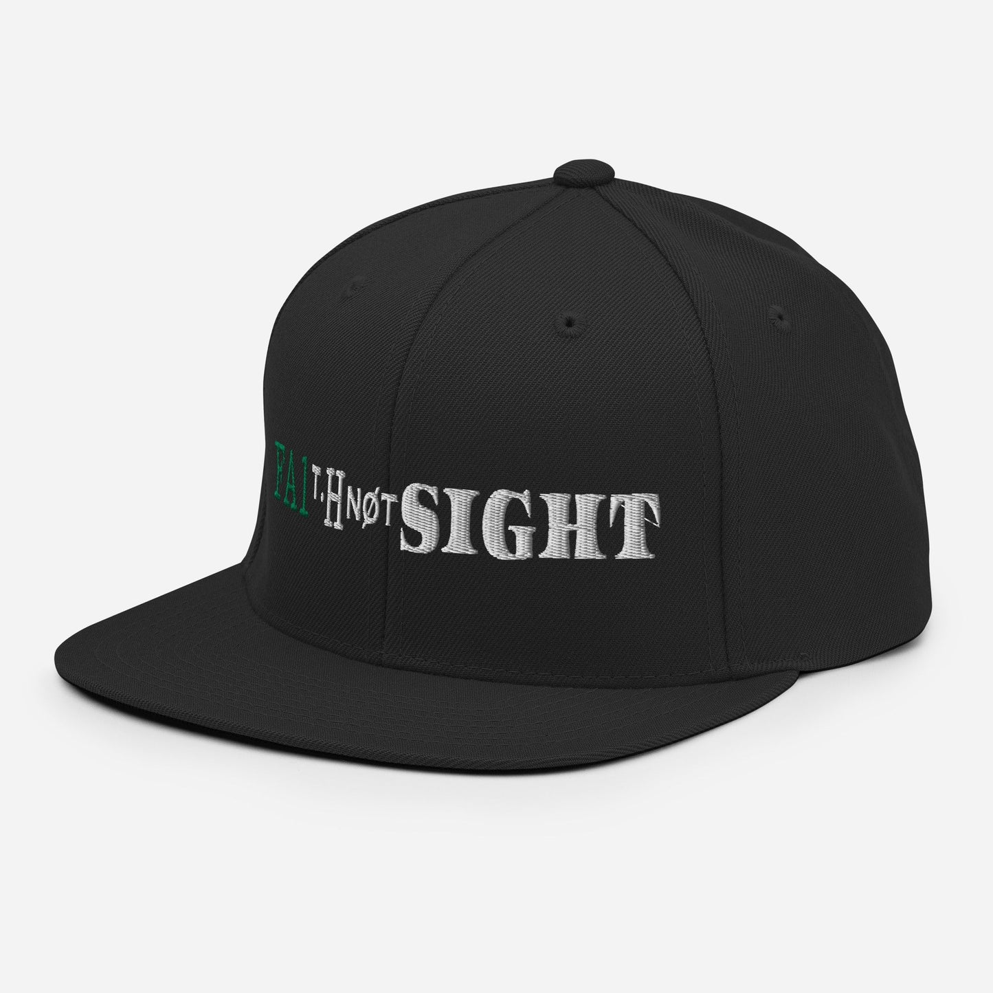 Faith Not Sight Snapback Hat