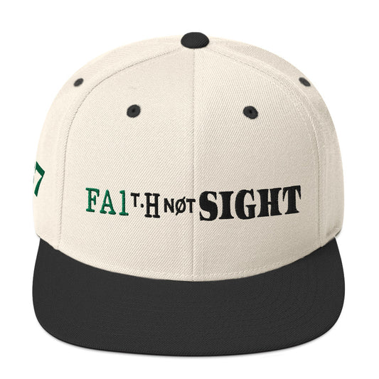 Faith Not Sight Snapback Hat