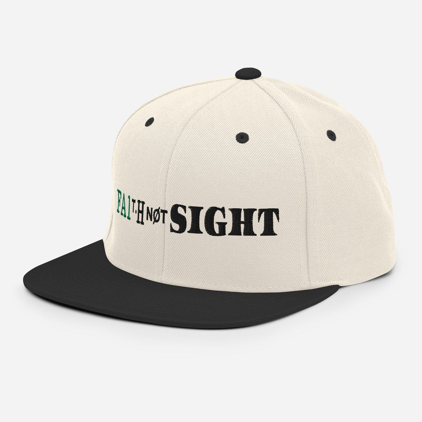 Faith Not Sight Snapback Hat