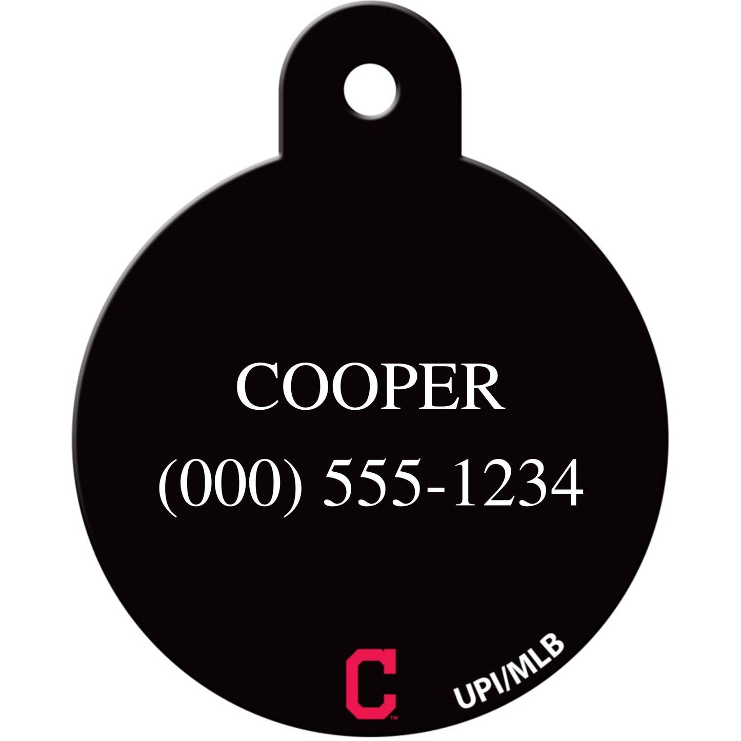 Cleveland Indians MLB Pet ID Tag - Large Circle