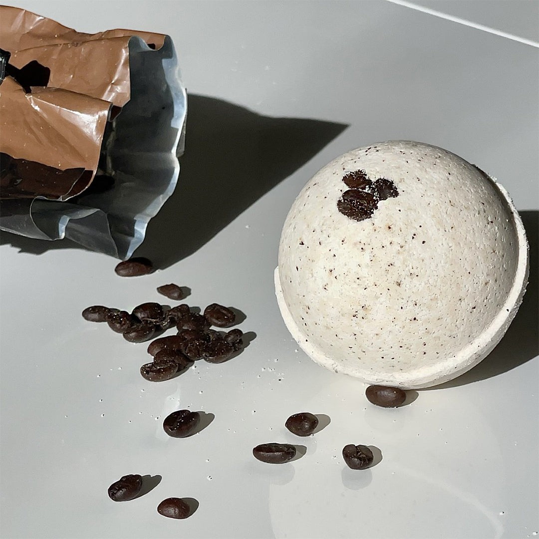 Cappuccino and Coffee Bean Bath Bomb