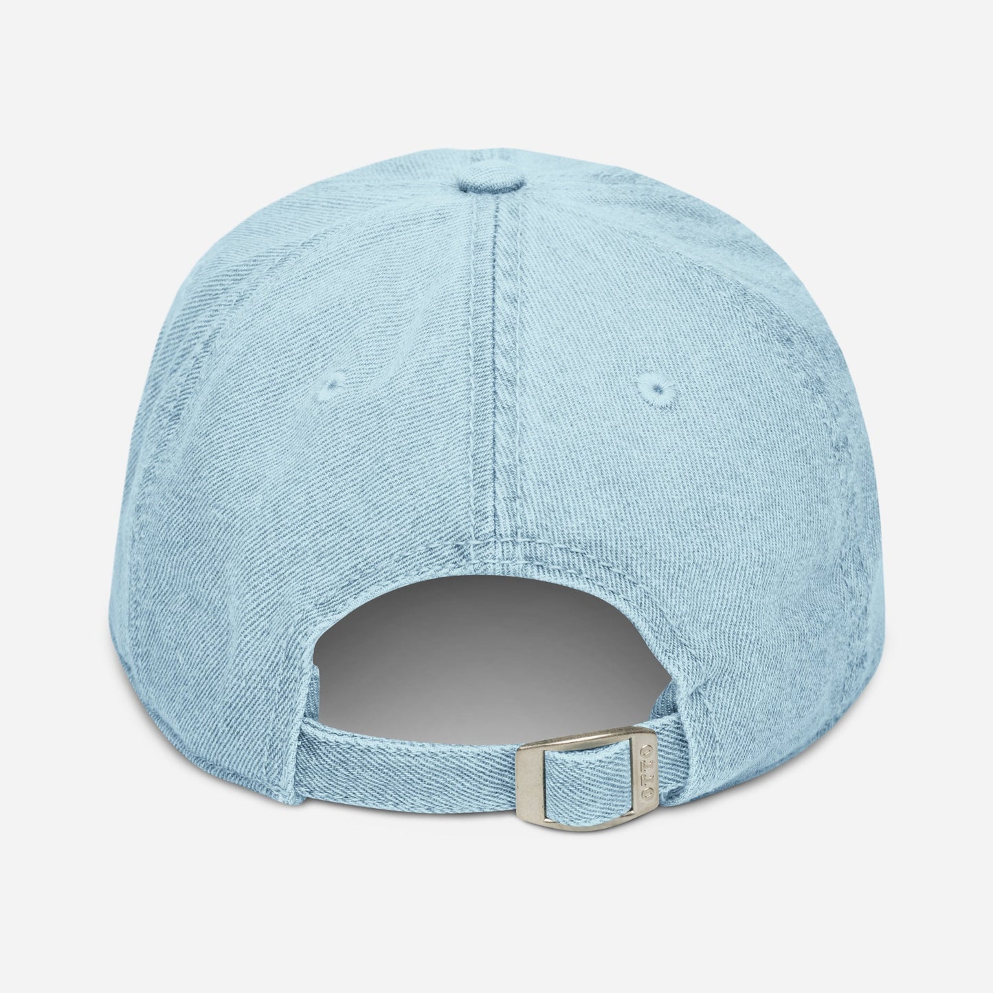 Plant Dad - Denim Hat (orange on blue)