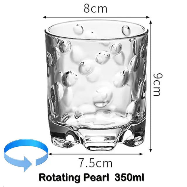 Old Fashioned Rotating Whiskey Glass