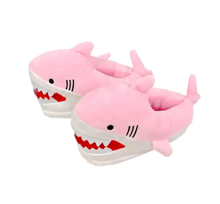 Cute Cartoon Shark Indoor Warm Home Cotton Slippers