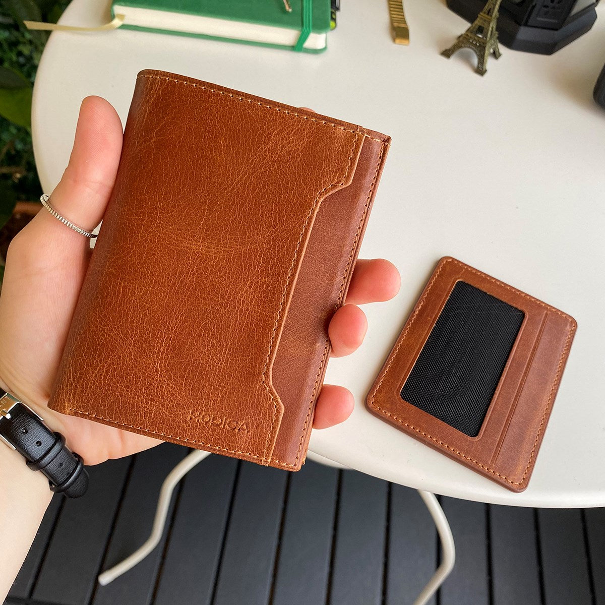 Oregon - Genuine Leather Wallet with Removable Card Holder