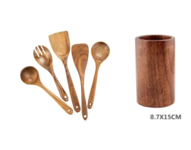 Wooden Kitchen Utensil Set