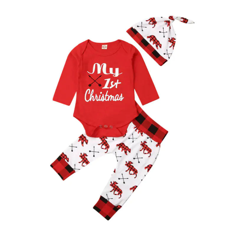 My First Christmas Baby Outfits