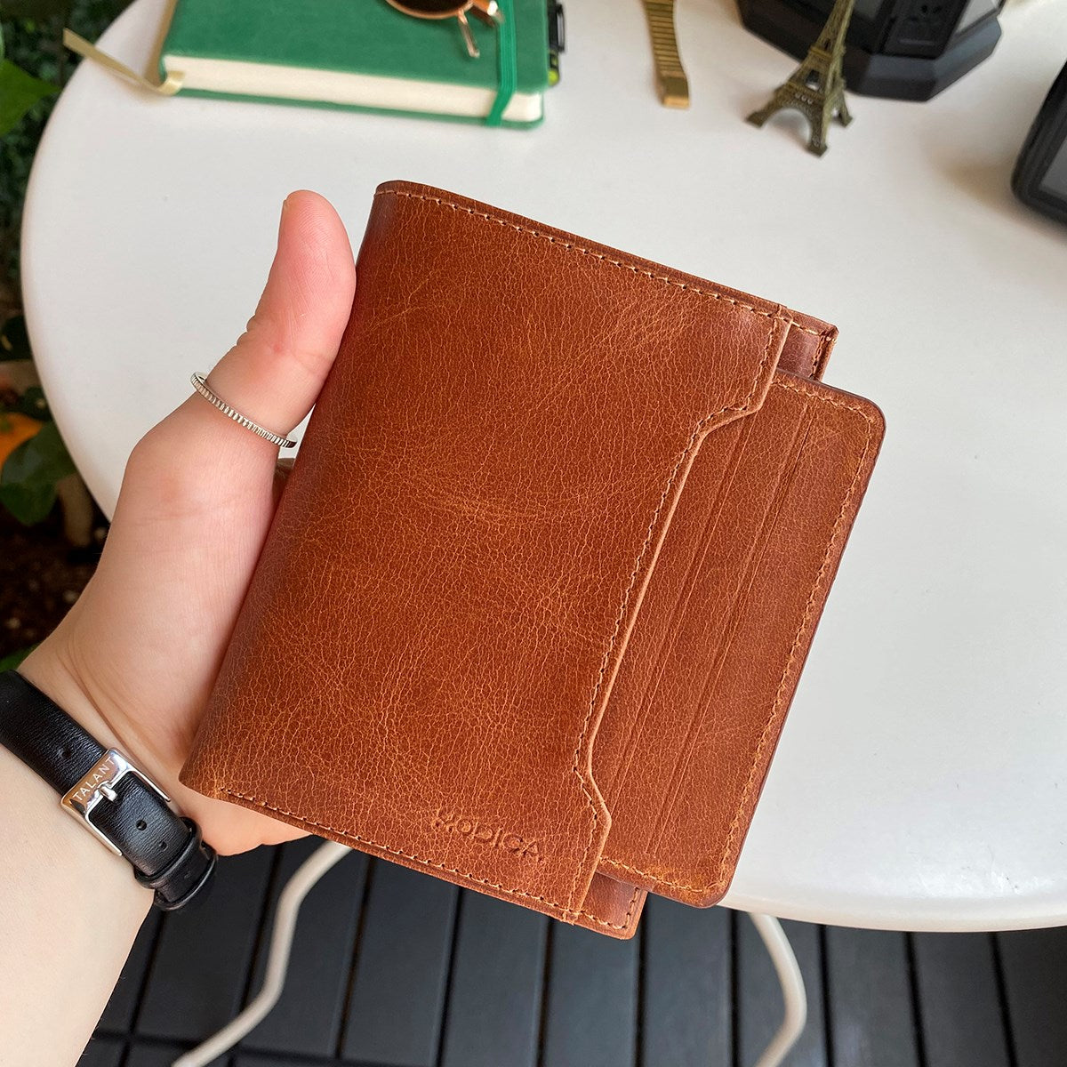 Oregon - Genuine Leather Wallet with Removable Card Holder