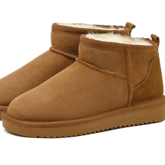 Cozy Wool-Lined Suede Winter Boots