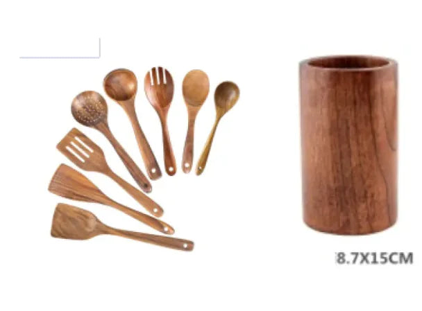 Wooden Kitchen Utensil Set