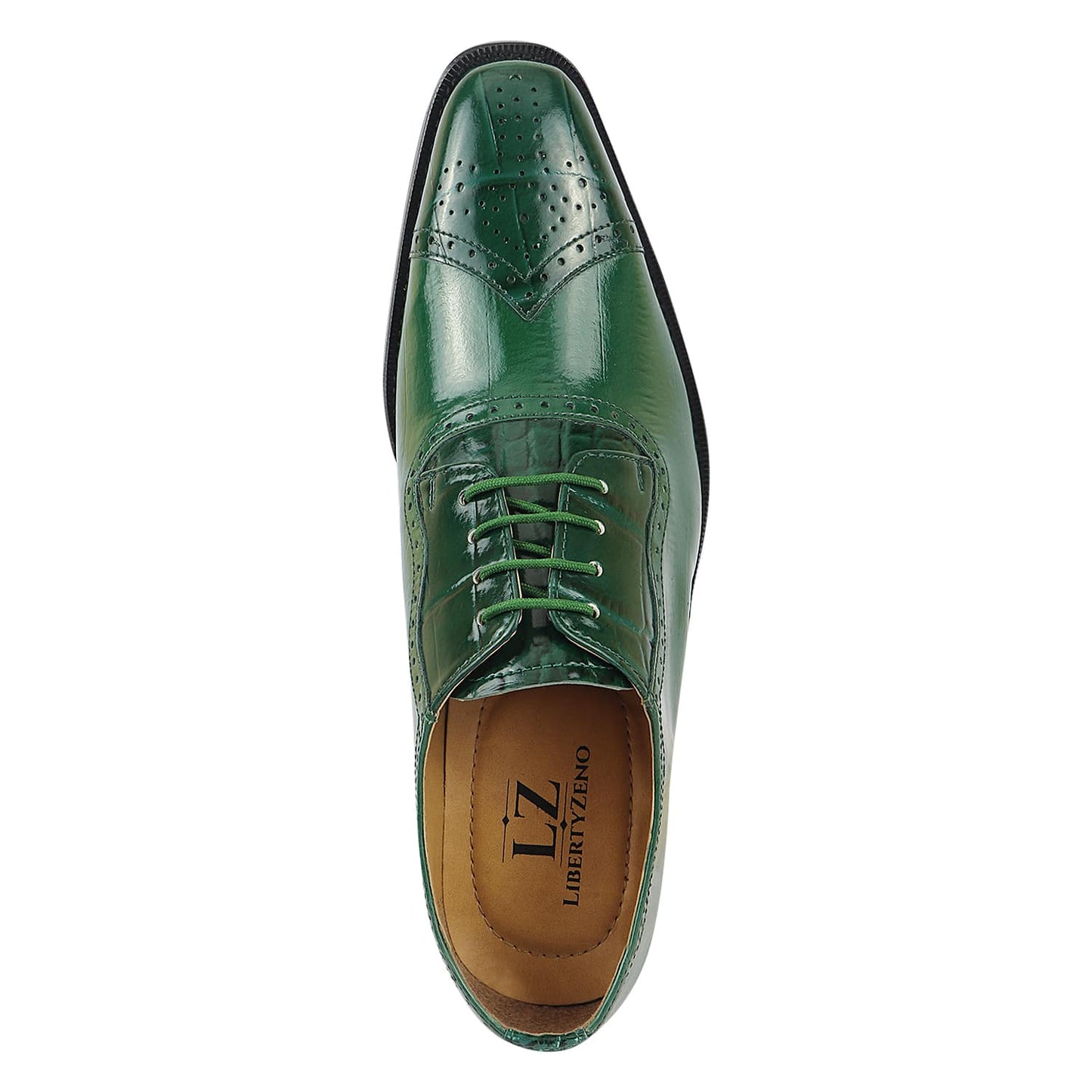 Henley Genuine Leather Oxford Style Brogue Dress Shoes