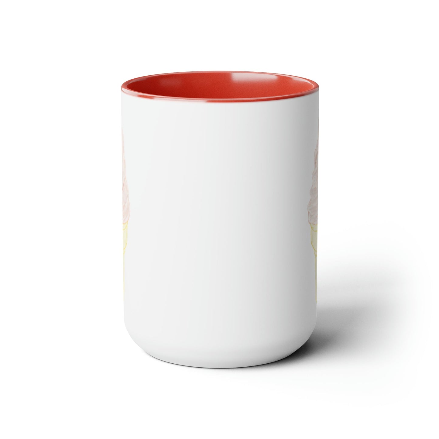 Ice Cream Two-Tone Coffee Mugs, 15oz