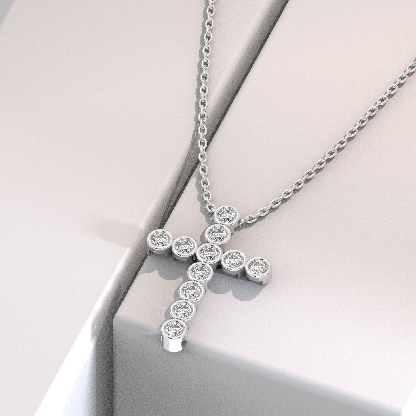 Diamond Cross Necklace