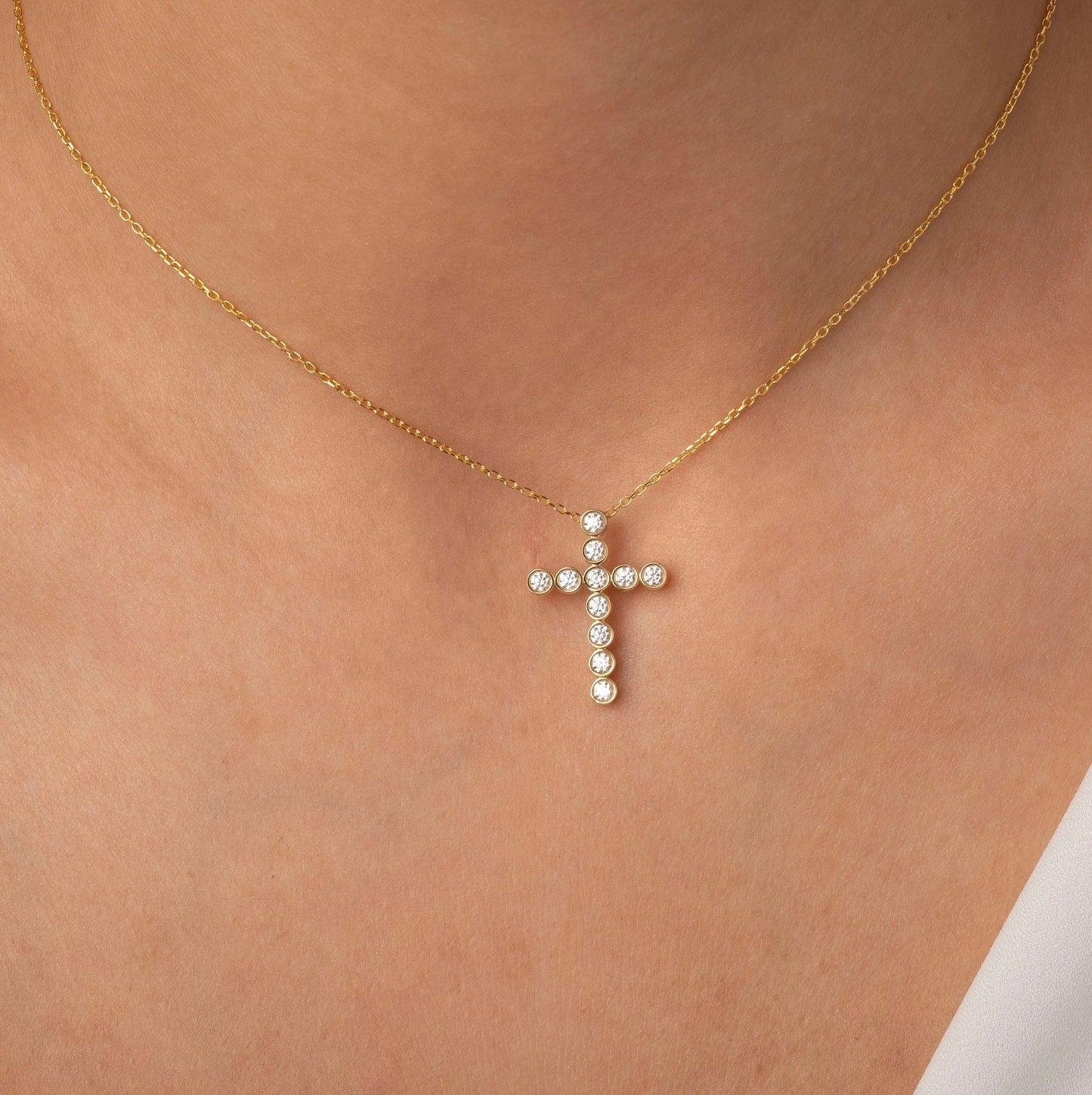 Diamond Cross Necklace