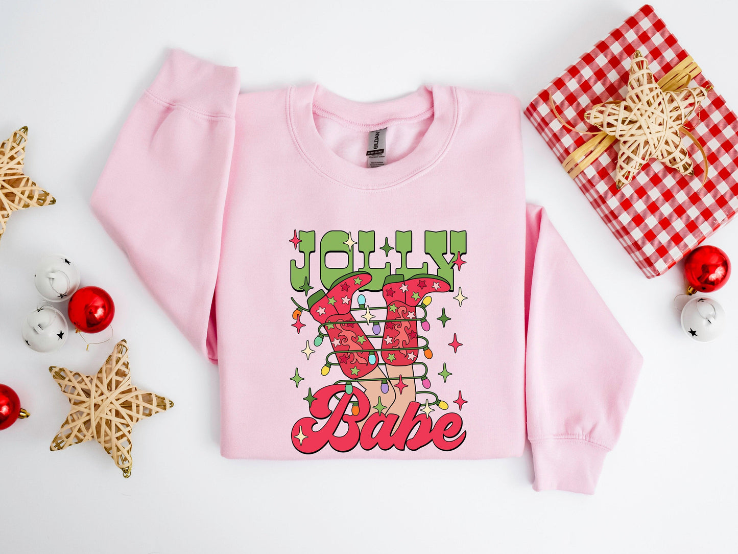 Jolly babe Christmas shirt 100% Cotton T-shirt High Quality