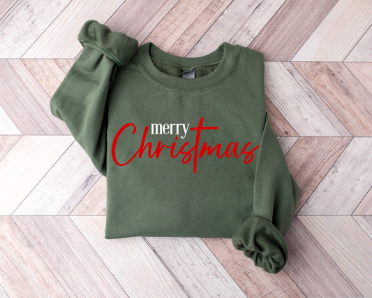 Merry Christmas 100% Cotton T-shirt High Quality