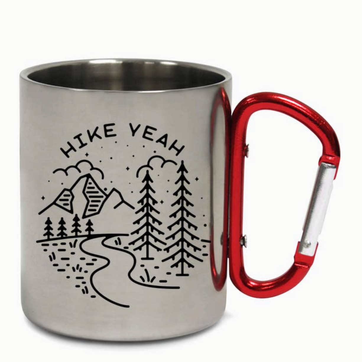 Carabiner steel Camping Mug