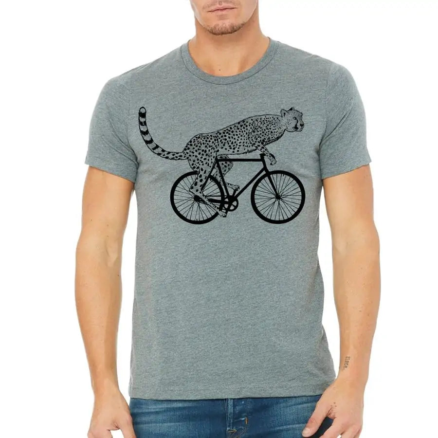 Men's Print Shirt - Cheetah Race