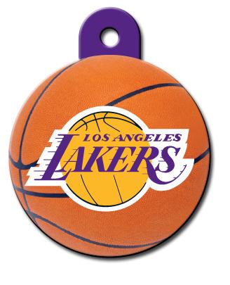 Los Angeles Lakers NBA Pet ID Tag - Large Circle