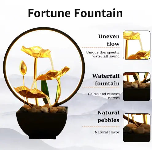 Desktop Fountain Water Circulate Waterfall Decor