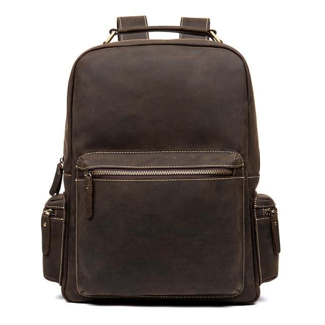 The Langley Backpack | Genuine Vintage Leather Backpack -