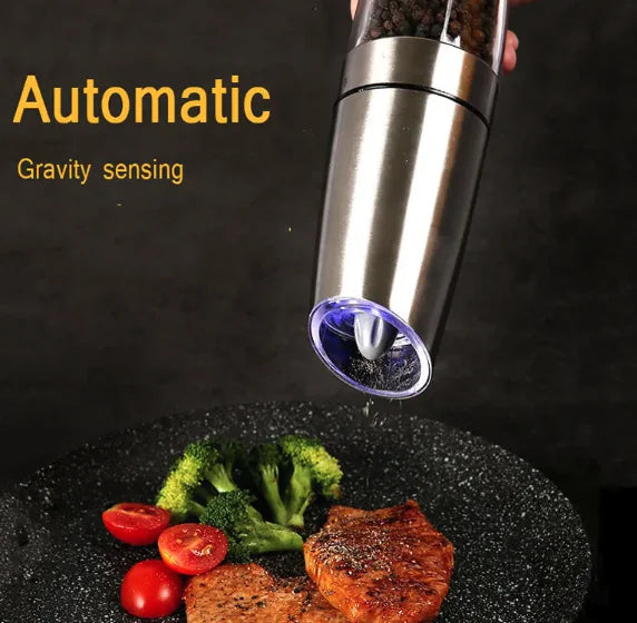 Electric Gravity Salt & Pepper Grinder