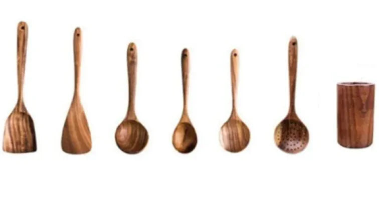 Wooden Kitchen Utensil Set