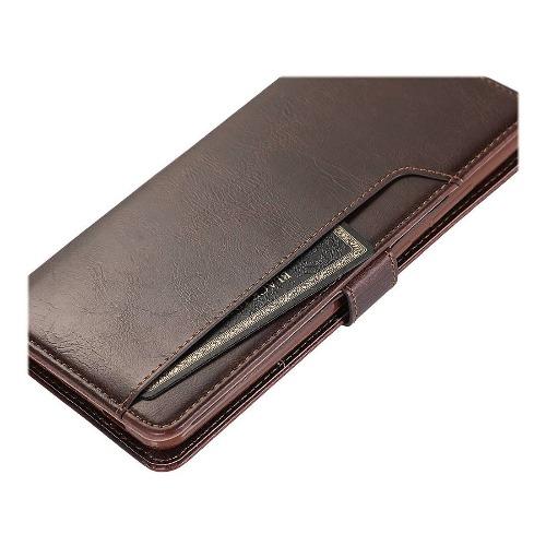 Brown Faux Leather Wallet Case - Samsung Galaxy Note20 Ultra